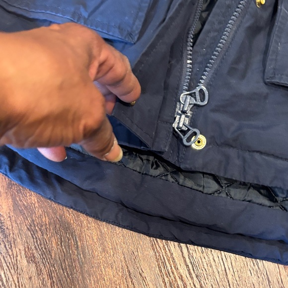 Tommy Hilfiger Dark Blue Hooded Utility Jacket - Picture 5 of 7